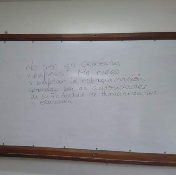 No creo en semestres 'express', por Zhandra Flores
